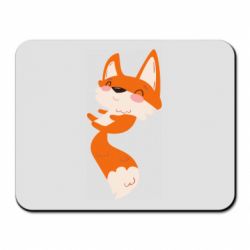 Коврик для мыши Happy fox - PrintSalon