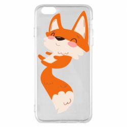 Чехол для iPhone 6 Plus/6S Plus Happy fox - PrintSalon
