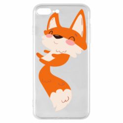 Чехол для iPhone 7 Plus Happy fox - PrintSalon