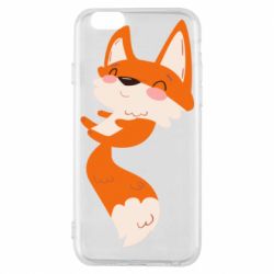 Чехол для iPhone 6/6S Happy fox - PrintSalon