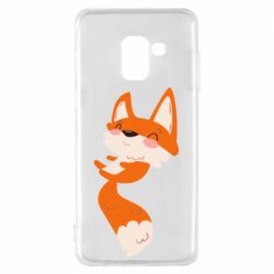 Чехол для Samsung A8 2018 Happy fox - PrintSalon