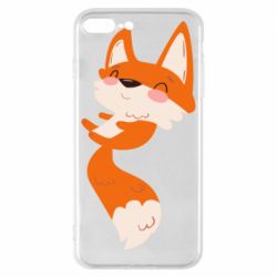 Чехол для iPhone 8 Plus Happy fox - PrintSalon