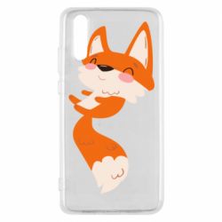 Чехол для Huawei P20 Happy fox - PrintSalon