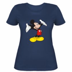 Жіноча футболка Happy Mickey Mouse - PrintSalon