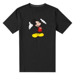 Чоловіча преміум футболка Happy Mickey Mouse - PrintSalon