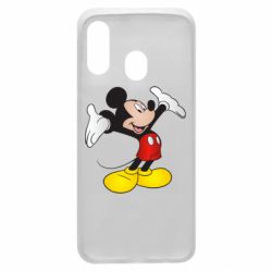 Чохол для Samsung A40 Happy Mickey Mouse - PrintSalon