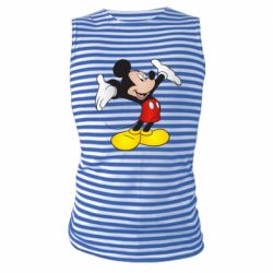 Майка-тільняшка Happy Mickey Mouse - PrintSalon