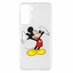 Чехол для Samsung S21 Happy Mickey Mouse