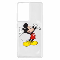 Чохол для Samsung S21 Ultra Happy Mickey Mouse - PrintSalon