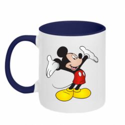 Чашка двокольорова Happy Mickey Mouse - PrintSalon