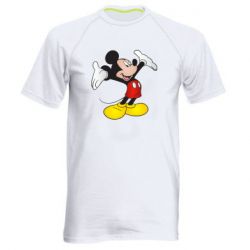Чоловіча футболка для спорту Happy Mickey Mouse - PrintSalon