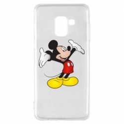 Чохол для Samsung A8 2018 Happy Mickey Mouse - PrintSalon