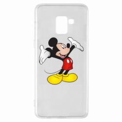 Чохол для Samsung A8+ 2018 Happy Mickey Mouse - PrintSalon