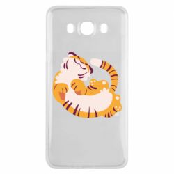 Чехол для Samsung J7 2016 Happy tiger - PrintSalon
