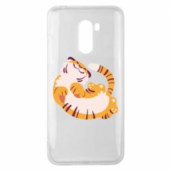 Чехол для Xiaomi Pocophone F1 Happy tiger - PrintSalon