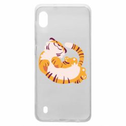 Чехол для Samsung A10 Happy tiger - PrintSalon