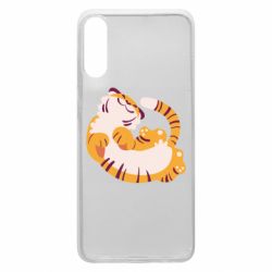Чехол для Samsung A70 Happy tiger - PrintSalon