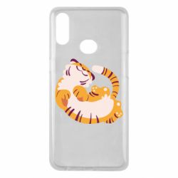 Чехол для Samsung A10s Happy tiger - PrintSalon