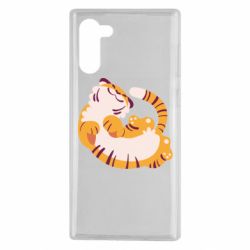 Чехол для Samsung Note 10 Happy tiger