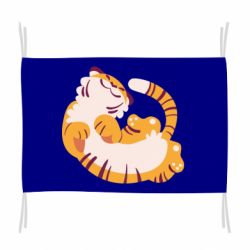 Флаг Happy tiger - PrintSalon