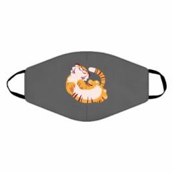 Маска многоразовая Happy tiger - PrintSalon