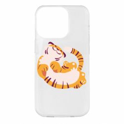 Чехол для iPhone 14 Pro Happy tiger - PrintSalon