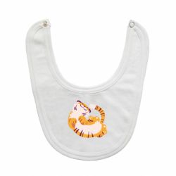 Слюнявчик  Happy tiger - PrintSalon