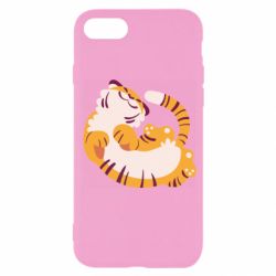 Чехол для iPhone 7 Happy tiger - PrintSalon