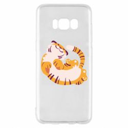 Чехол для Samsung S8 Happy tiger - PrintSalon
