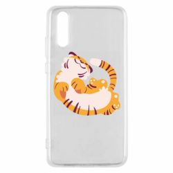 Чехол для Huawei P20 Happy tiger - PrintSalon