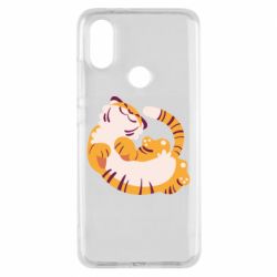 Чехол для Xiaomi Mi A2 Happy tiger - PrintSalon