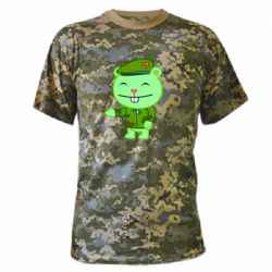 Камуфляжная футболка happy tree friends flippy - PrintSalon