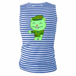 Майка-тельняшка happy tree friends flippy - PrintSalon