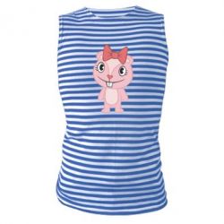 Майка-тільняшка happy tree friends хихикає - PrintSalon