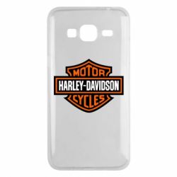 Чехол для Samsung J3 2016 Harley-Davidson logo - PrintSalon