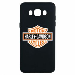 Чехол для Samsung J7 2016 Harley-Davidson logo
