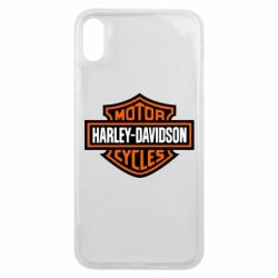 Чехол для iPhone Xs Max Harley-Davidson logo - PrintSalon