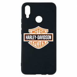 Чехол для Huawei P Smart Plus 2018 Harley-Davidson logo - PrintSalon