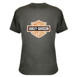 Камуфляжная футболка Harley-Davidson logo - PrintSalon