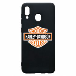 Чехол для Samsung A20 Harley-Davidson logo