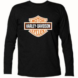 Футболка с длинным рукавом Harley-Davidson logo - PrintSalon