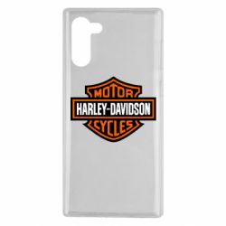 Чехол для Samsung Note 10 Harley-Davidson logo