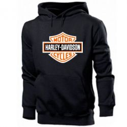 Мужское худи Harley-Davidson logo - PrintSalon