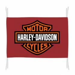 Флаг Harley-Davidson logo - PrintSalon