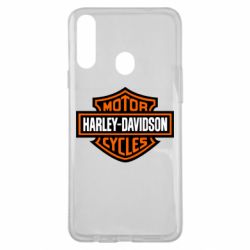 Чехол для Samsung A20s Harley-Davidson logo - PrintSalon
