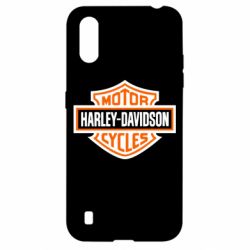 Чехол для Samsung A01/M01 Harley-Davidson logo