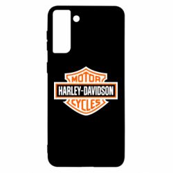 Чехол для Samsung S21 Ultra Harley-Davidson logo - PrintSalon
