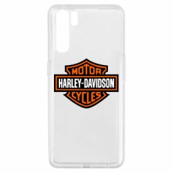 Чехол для Oppo A91/Reno3 Harley-Davidson logo - PrintSalon