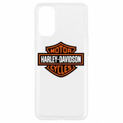Чехол для Oppo Reno 4 Harley-Davidson logo - PrintSalon