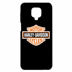 Чехол для Xiaomi Redmi Note 9S/9Pro/9Pro Max Harley-Davidson logo - PrintSalon